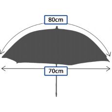 Falcon Eyes Flitsparaplu UR-32T Diffuse White 80cm