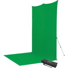Westcott X-Drop Pro Wrinkle-Resistant Kit Chroma-Key Green S