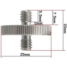 Caruba 1/4"-1/4" Male Adapter