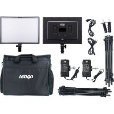 LedGo E268CII Bi-Colour Kit w/ Light Stands (2 Ligh/High Out