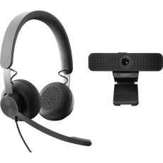 Logitech Wired Personal Video Collabkit UC - Graphite - EMEA