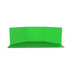 StudioKing Panoramic Background Green Screen FSF-240900PT 24