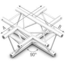 StudioKing Truss Triangle Truss 90 Degree 4 Way Horizontal