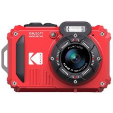 Kodak Waterproof WPZ2 Red 4X Zoom WiFi + Extra Battery + 16G