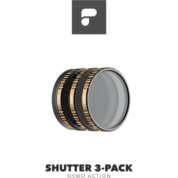 PolarPro Shutter Filter 3-pack For DJI Osmo Action